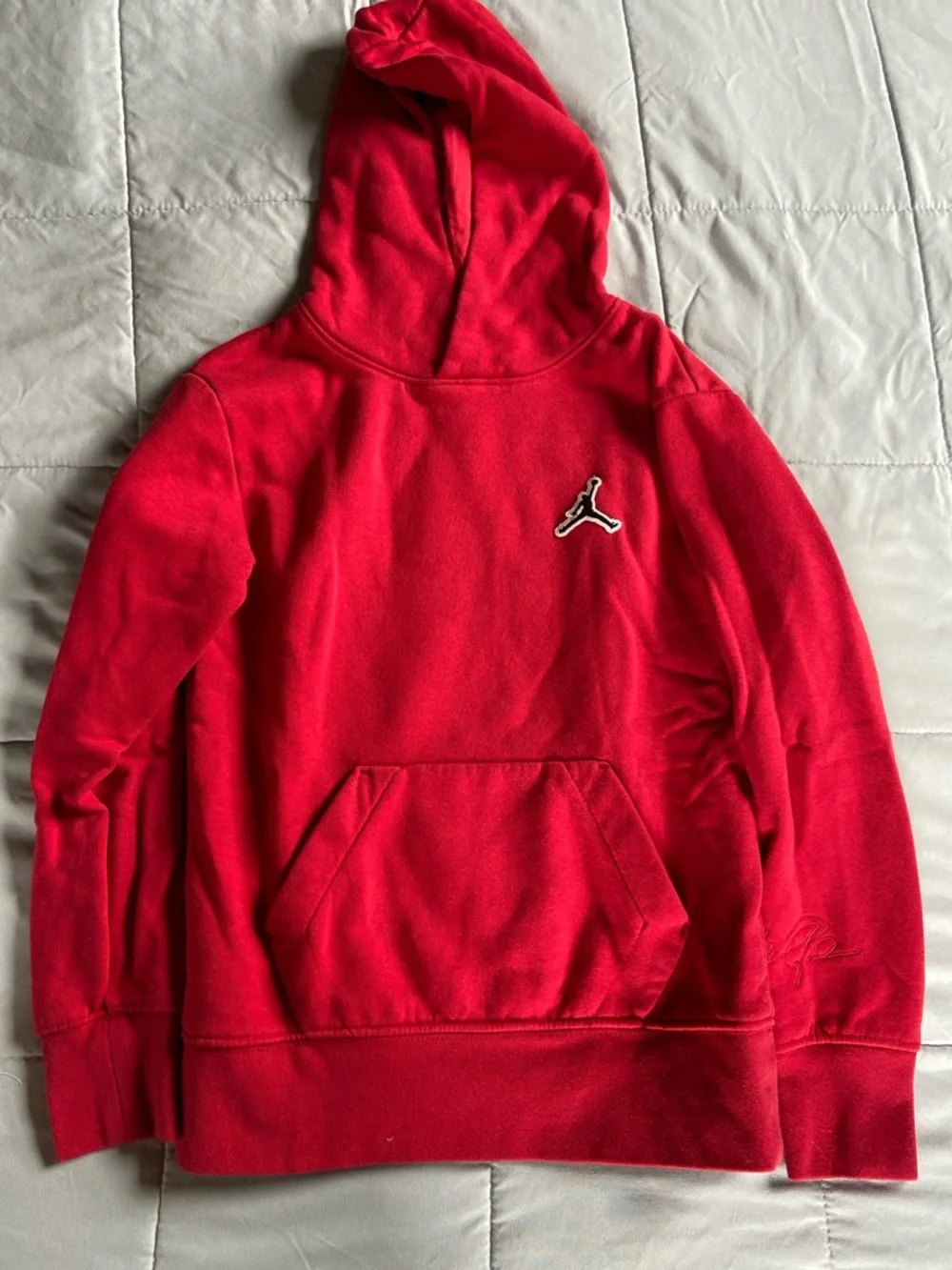Jordan Red Hoodie and Sweatpants Matching Set with Jumpman Logos
